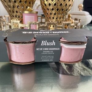 Blush Mini Casseroles Set of 2